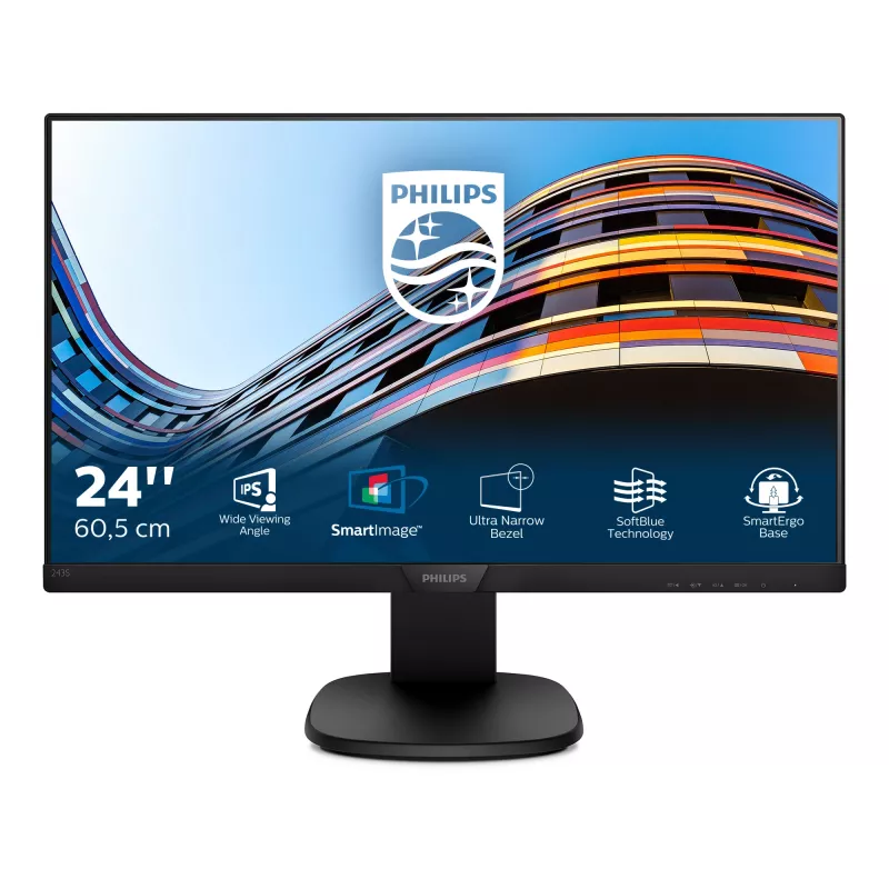 Philips S Line LCD monitorius su SoftBlue technologija 243S7EHMB/00