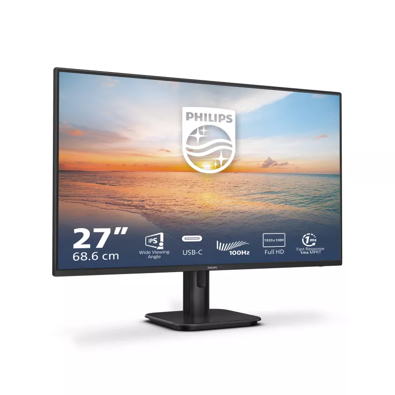 Philips 1000 serijos 27E1N1300A/00 kompiuterio monitorius 68,6 cm (27 coliai) 1920 x 1080 pikselių Full HD LCD juodas