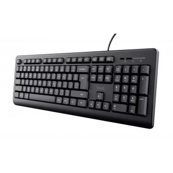 Trust TK-150 klaviatūra universali USB QWERTY juoda