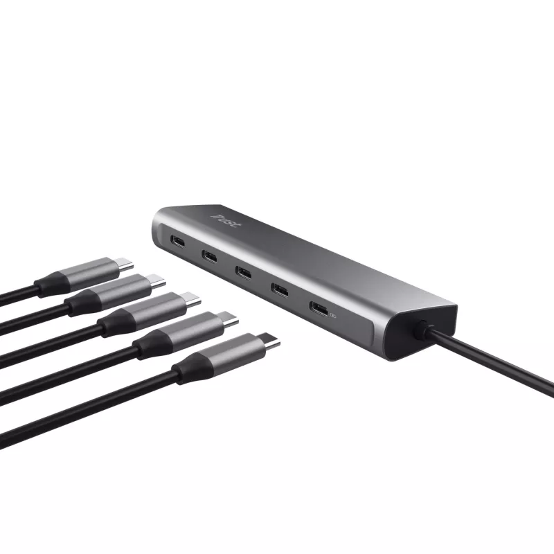 Trust Halyx USB 3.2 Gen 1 (3.1 Gen 1) Type-C Sidabrinis