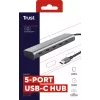 Trust Halyx USB 3.2 Gen 1 (3.1 Gen 1) Type-C Sidabrinis