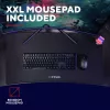 Stalas Trust GXT 710 Luminus Pro juodas stačiakampis ABS/PC 1200x600x740mm