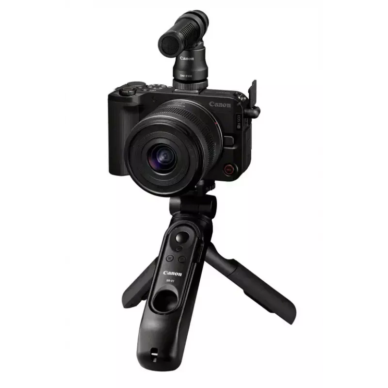 Canon EOS R50 V + RF-S 14-30mm F4-6.3 IS STM PZ Creator Kit MILC 24,2 MP CMOS 6000 x 4000 pikselių Juoda