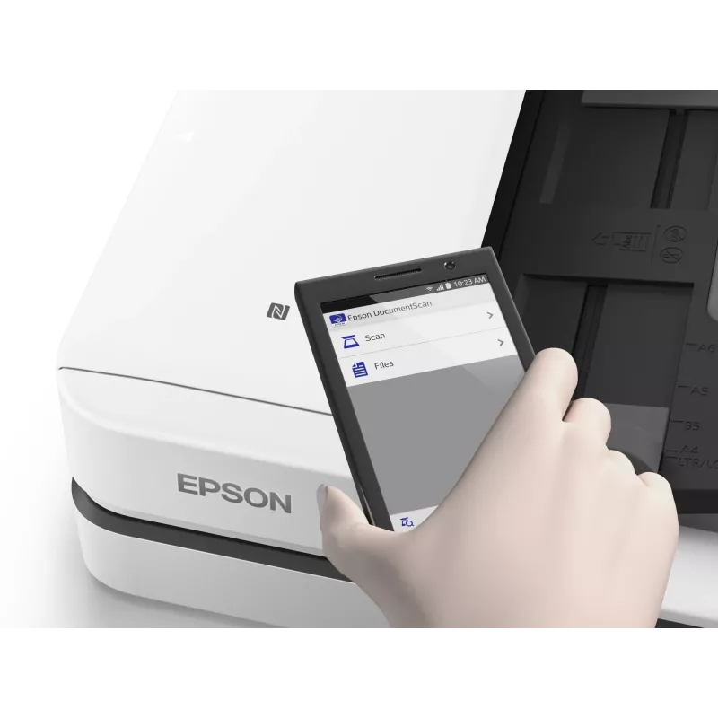 Epson WorkForce DS-1660W Plokščiasis skaitytuvas 1200 x 1200 DPI A4 Juoda, Balta