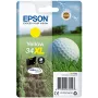 Epson Golf ball Singlepack Geltona 34XL DURABrite Ultra rašalas, didelės talpos (XL), geltonas, pigmentinis rašalas, 10,8 ml, 1 vnt., 950 puslapių