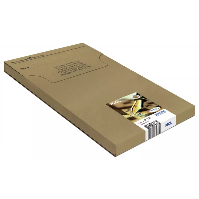 Epson Pen and crossword Daugiafunkcis paketas 4 spalvų 16XL EasyMail, didelio (XL) našumo, juoda, žydra, rausvai raudona, geltona, pigmentinis rašalas, pigmentinis rašalas, 12,9 ml, 6,5 ml