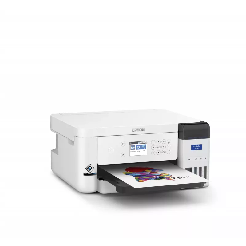 Epson SureColor SC‑F100 didelio formato spausdintuvas Wi-Fi Rašalinis Spalvotas 600 x 1200 DPI A4 (210 x 297 mm) Ethernet LAN