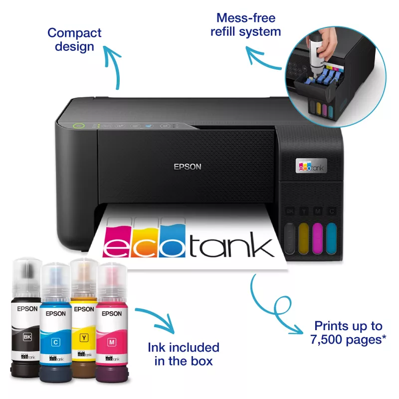 Epson EcoTank ET-2865 rašalinis A4 5760 x 1440 DPI Wi-Fi