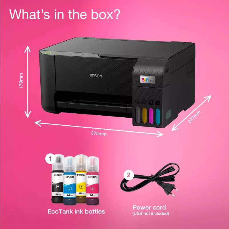 Epson EcoTank ET-2865 rašalinis A4 5760 x 1440 DPI Wi-Fi