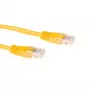 ACT geltonas 2 metrų U/UTP CAT5E sujungimo kabelis su RJ45 jungtimis