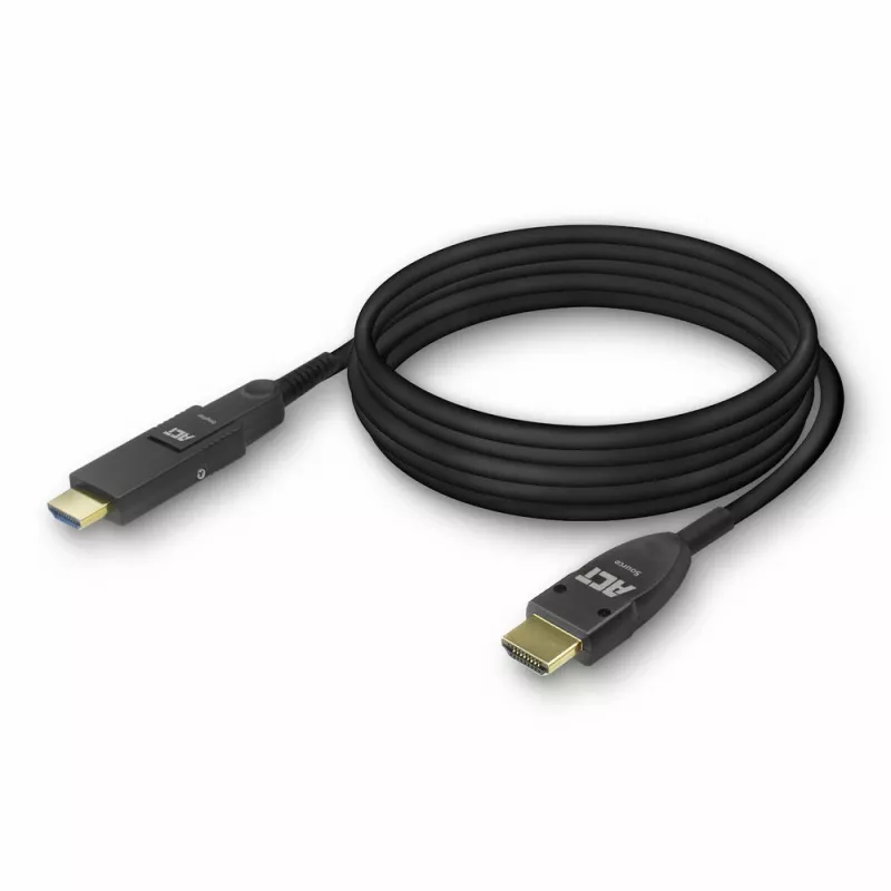 ACT 30 metrų HDMI High Speed 4K Active Optical kabelis su nuimama jungtimi v2.0 HDMI-A kištukas - HDMI-A kištukas
