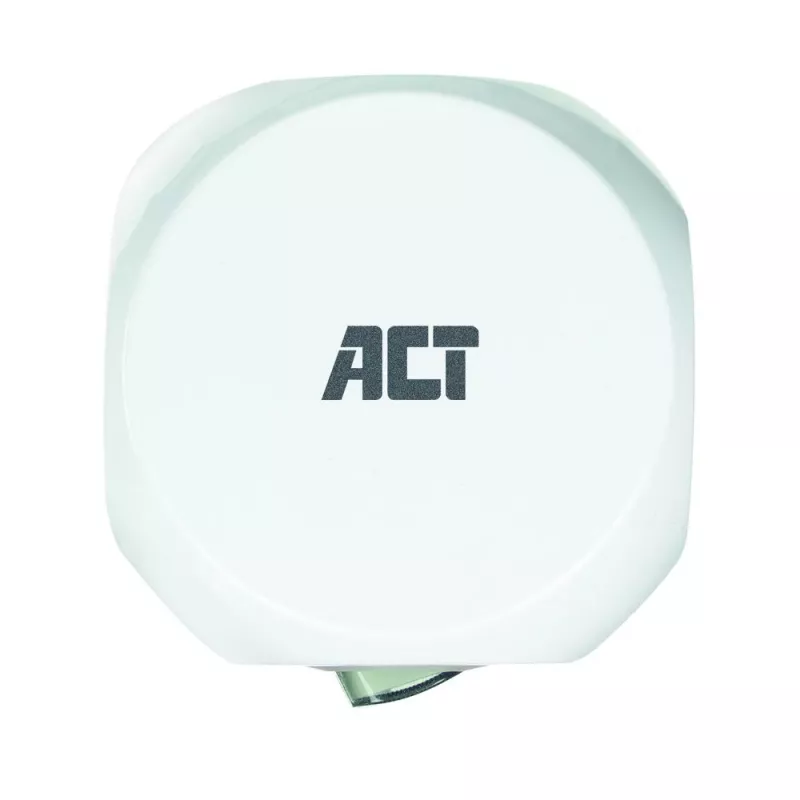 Maitinimo paskirstymo blokas ACT AC2430 — 3× F tipo kintamosios srovės lizdai, 230 V, 16 A, 1,5 m laidas, balta