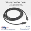 ACT USB4 20 Gbps 240 W USB Type-C laidas, 2 m, juodas, USB-IF sertifikuotas
