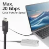 ACT USB4 20 Gbps 240 W USB Type-C laidas, 2 m, juodas, USB-IF sertifikuotas