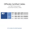 ACT USB4 20 Gbps 240 W USB Type-C laidas, 2 m, juodas, USB-IF sertifikuotas