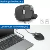 ACT AC5147 belaidė lazerinė pelė — dešiniarankiams, RF + Bluetooth, 4800 DPI, 6 mygtukai, pilka