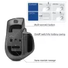 ACT AC5147 belaidė lazerinė pelė — dešiniarankiams, RF + Bluetooth, 4800 DPI, 6 mygtukai, pilka