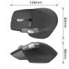 ACT AC5147 belaidė lazerinė pelė — dešiniarankiams, RF + Bluetooth, 4800 DPI, 6 mygtukai, pilka