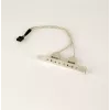 Gembird CCUSBRECEPTACLE sąsajos plokštės / adapteriai Vidinis USB 2.0