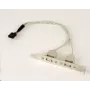 Gembird CCUSBRECEPTACLE sąsajos plokštės / adapteriai Vidinis USB 2.0
