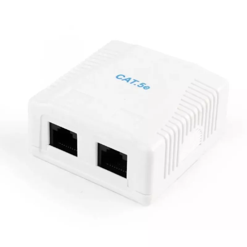 Tinklo skirstytuvas Gembird NCAC-2U5E-01 Cat5e jungtys baltos