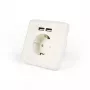 Kištukinis lizdas 2 x USB EnerGenie EG-ACU2A2-01