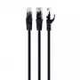 Tinklo kabelis Gembird PP6U-1.5M/BK RJ-45 Cat6 1,5 m juodas
