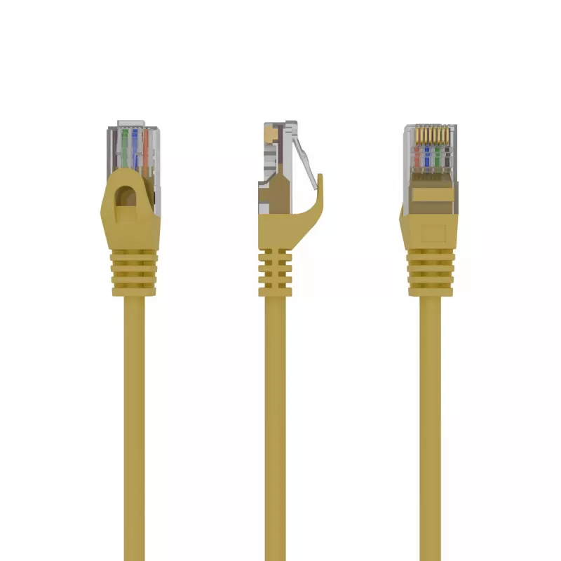 Tinklo kabelis Gembird PP6U-1.5M/Y RJ-45 Cat6 1,5 m geltonas