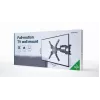 TV laikiklis Gembird WM-60ST-01 32–60 colių televizoriams, VESA 100x100–400x400, iki 36,4 kg, pasvirimas -2°–10°, atstumas nuo sienos 4,2–45,2 cm, juodas