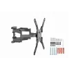 TV laikiklis Gembird WM-60ST-01 32–60 colių televizoriams, VESA 100x100–400x400, iki 36,4 kg, pasvirimas -2°–10°, atstumas nuo sienos 4,2–45,2 cm, juodas