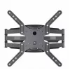 TV laikiklis Gembird WM-60ST-01 32–60 colių televizoriams, VESA 100x100–400x400, iki 36,4 kg, pasvirimas -2°–10°, atstumas nuo sienos 4,2–45,2 cm, juodas