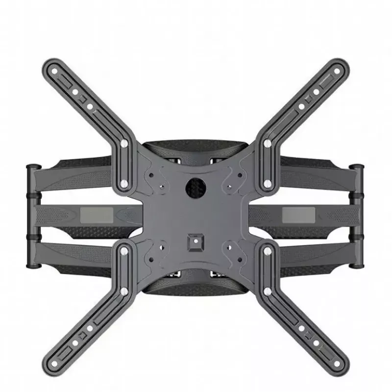 TV laikiklis Gembird WM-60ST-01 32–60 colių televizoriams, VESA 100x100–400x400, iki 36,4 kg, pasvirimas -2°–10°, atstumas nuo sienos 4,2–45,2 cm, juodas