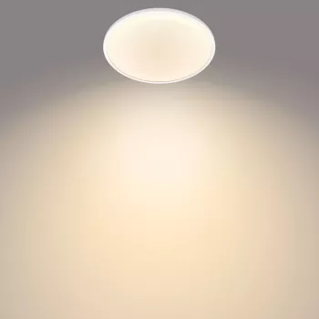 Philips Functional Super plonas lubinis šviestuvas 15 W, LED, nekeičiama (-os) lemputė (-ės), 2700 K, 1300 lm, IP20, balta