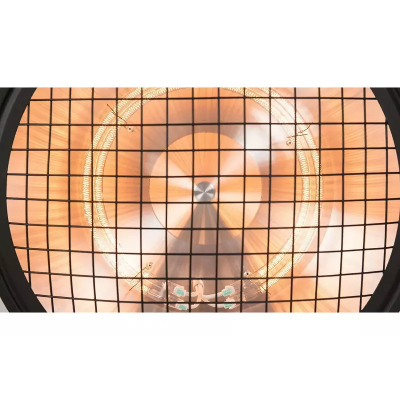 Halogeninis elektrinis patalpų šildytuvas Sunred Indus Indoor Juoda, Brown