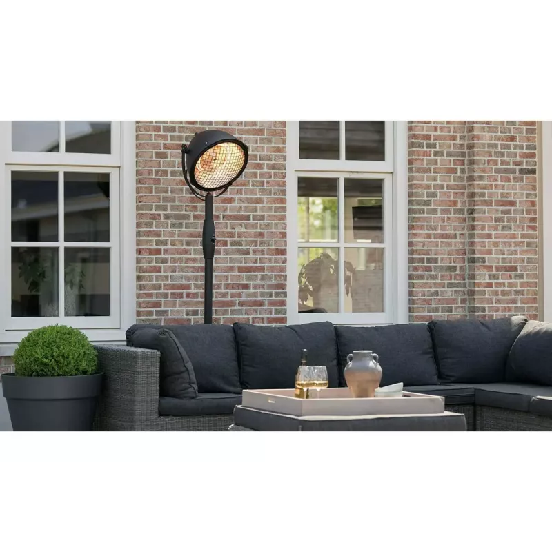 Halogeninis elektrinis patalpų šildytuvas Sunred Indus Indoor Juoda, Brown