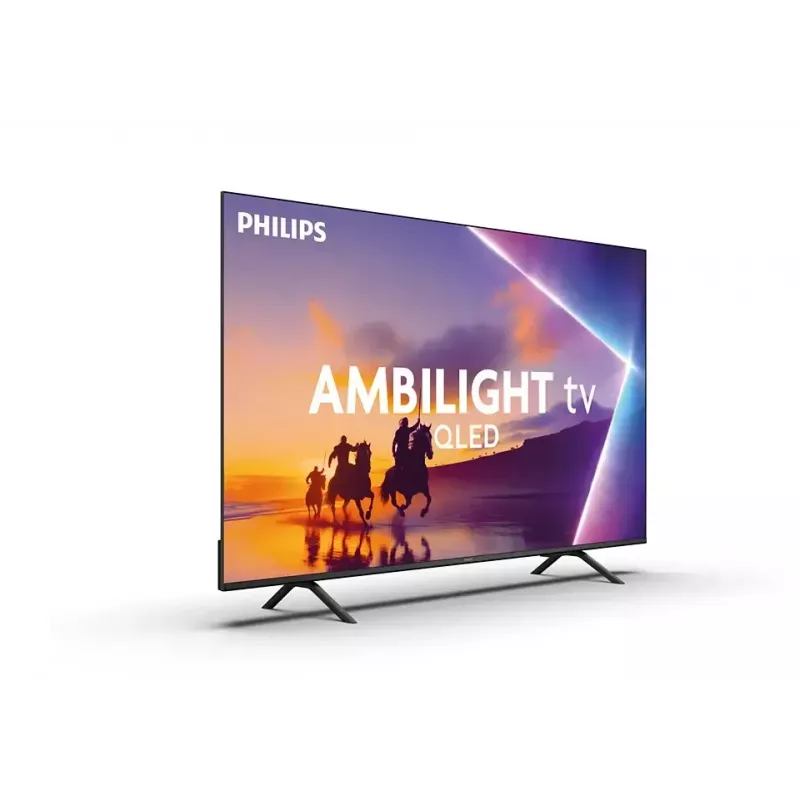 TV Philips 55PUS8450 55 colių (139,7 cm) QLED 4K Ultra HD išmanusis televizorius, Titan OS, Wi‑Fi, juodas