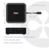 USB-C keturių „DisplayLink“ dokavimo stotis CLUB 3D CSV-2542 — 2× DisplayPort 8K60Hz, 2× HDMI 4K60Hz, PD 100W, 2,5G Ethernet