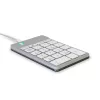 R-Go Tools Skaitmeninė klaviatūra R-Go Numpad Break, ergonominė skaitmeninė klaviatūra su pertraukų programine įranga, laidinė, balta