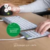 R-Go Tools Skaitmeninė klaviatūra R-Go Numpad Break, ergonominė skaitmeninė klaviatūra su pertraukų programine įranga, laidinė, balta