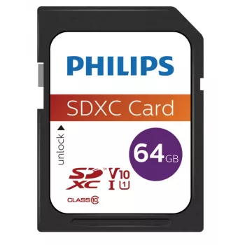 Flash atmintis Philips 64GB SDXC UHS-I FM64SD55B