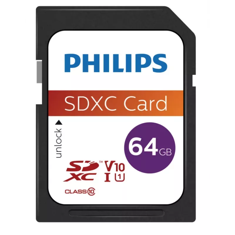 Flash atmintis Philips 64GB SDXC UHS-I FM64SD55B