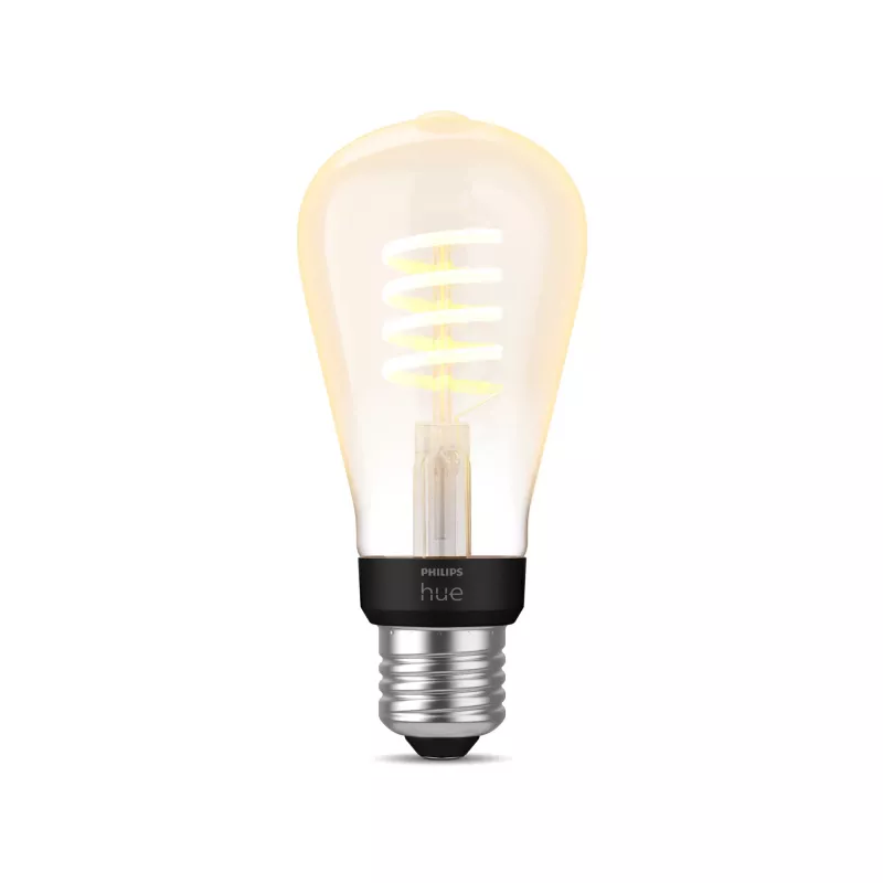 Philips ST64 – E27 išmanioji lemputė, išmanioji lemputė, Bluetooth/Zigbee, LED, E27, ST64, šilta balta, šalta balta
