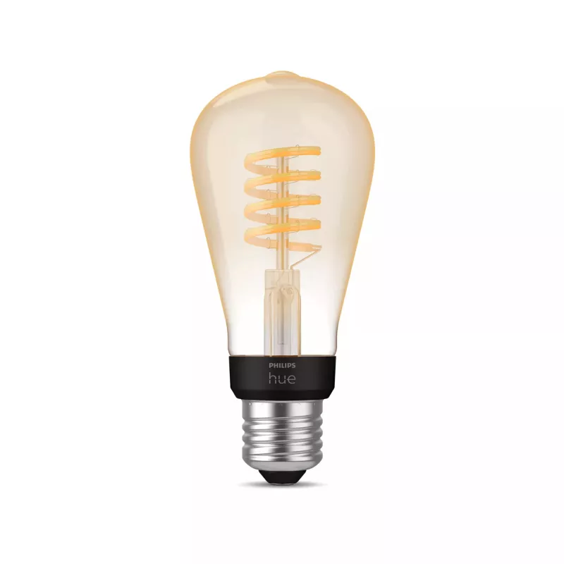 Philips ST64 – E27 išmanioji lemputė, išmanioji lemputė, Bluetooth/Zigbee, LED, E27, ST64, šilta balta, šalta balta
