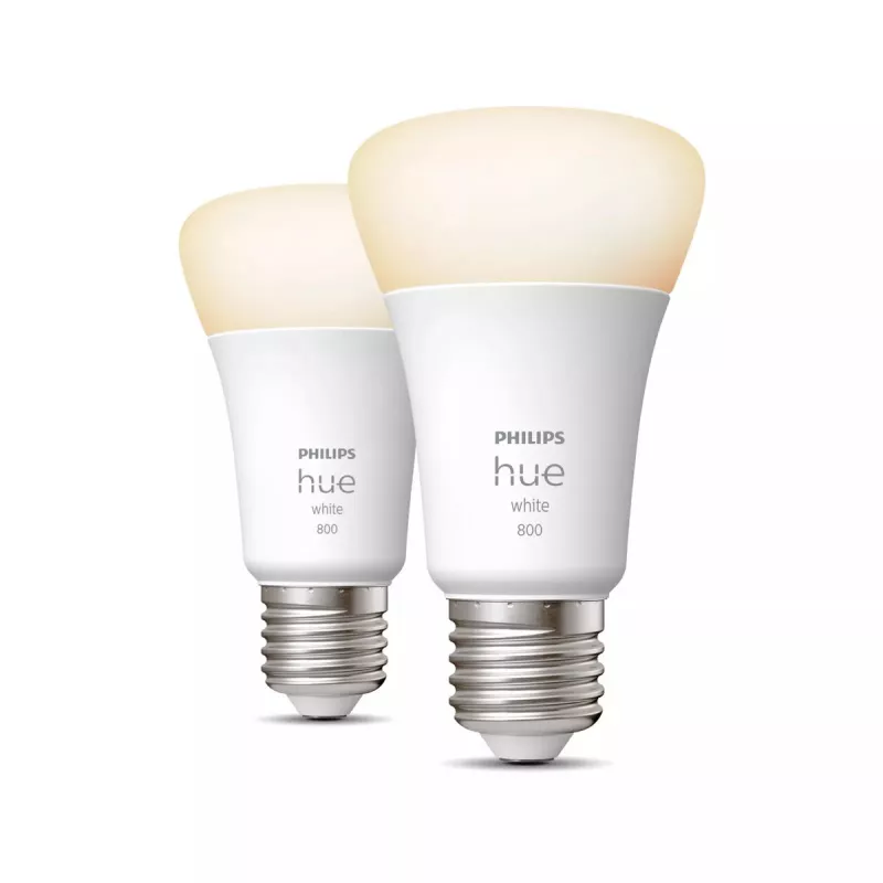 Philips Hue White A60 – E27 išmanioji lemputė – 800 (2 vnt.)