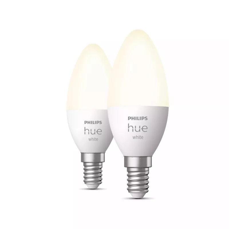 Išmanioji lemputė Philips Hue White Candle E14 Bluetooth Zigbee 2 vnt. pakuotė