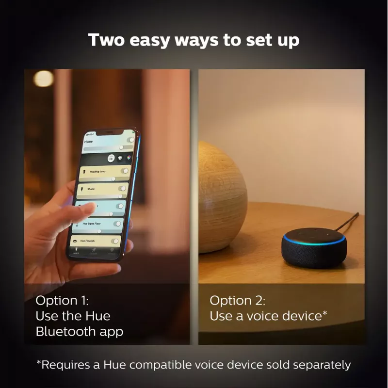 Išmanioji lemputė Philips Hue White Candle E14, Bluetooth, 6 kWh/1000h, AC, balta, matmenys 72×55×174 mm