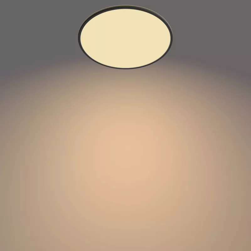 Lubinis šviestuvas Philips Functional Super plonas 36 W LED juodas apvalus