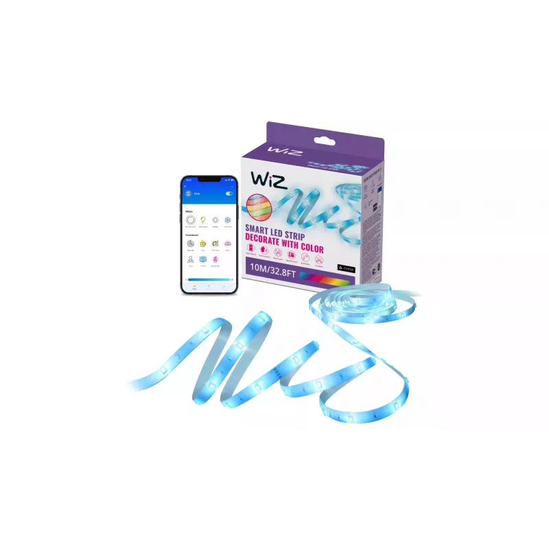 WiZ 8720169077669 išmanusis apšvietimas Išmanioji juostelė Wi-Fi/Bluetooth 10 W