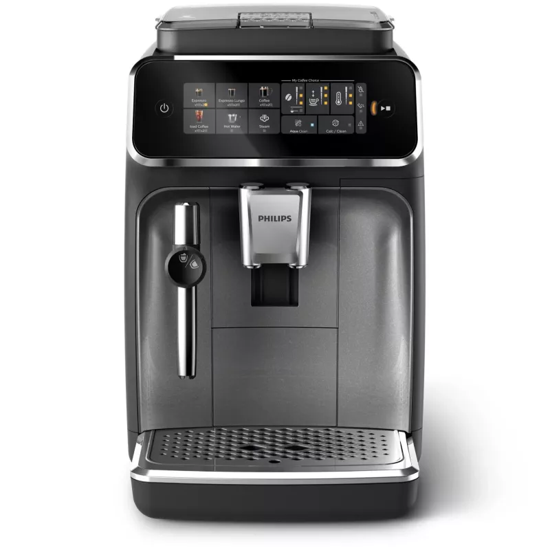 Espreso kavos aparatas Philips EP3329/70 — visiškai automatinis, 1,8 l vandens bakelis, įmontuotas malūnėlis, 2 snapeliai, 1500 W