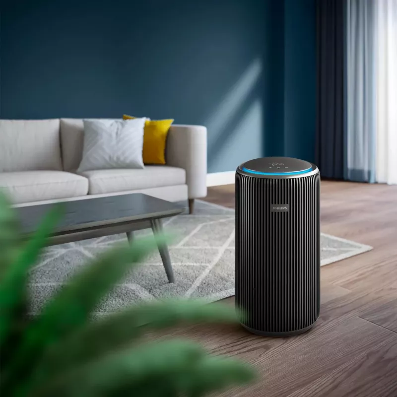 Oro valytuvas Philips 4200 serijos AC4221/11 — aprėptis 156 m², CADR 600 m³/h, 51,5 dB, 54 W, juodas, 6,5 kg